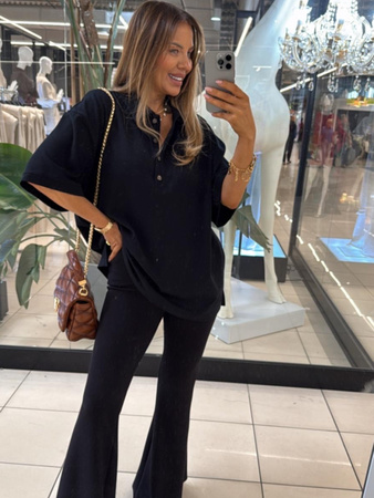 Polo T-Shirt - Czarny