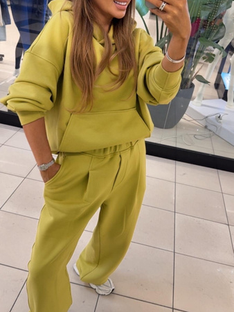 Komplet dresowy oversize - Limonka