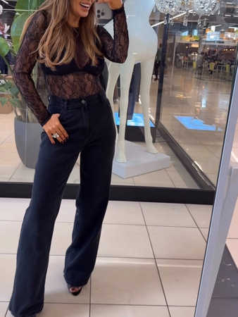 Jeansy CLASSIC FIT - Czarny