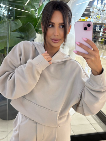 Komplet dresowy oversize - Taupe