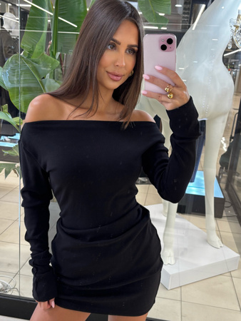 Sukienka bawełniana - Czarny