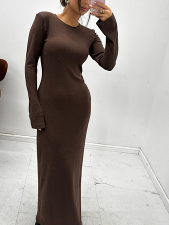 Sukienka bawełniana - Czekolada