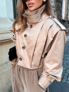 Krótki trencz - Beż