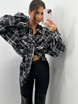 Koszula w kratę - Czarny II