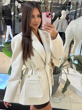 Marynarka/Płaszcz ROGER - Śmietanka