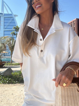 Polo T-Shirt - Śmietana