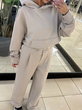 Komplet dresowy oversize - Taupe