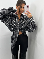 Koszula w kratę - Czarny II